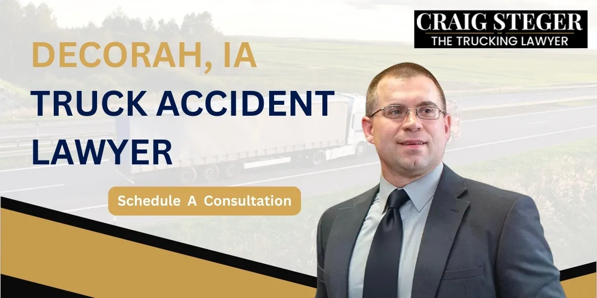Hire a Decorah, IA Truck Accident Lawyer for claims involving serious truck crashes